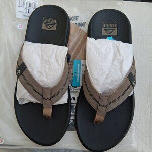 REEF CUSHION PHANTOM 2.0 Sandals Mens Size 10 Fossil Raven CJ5513